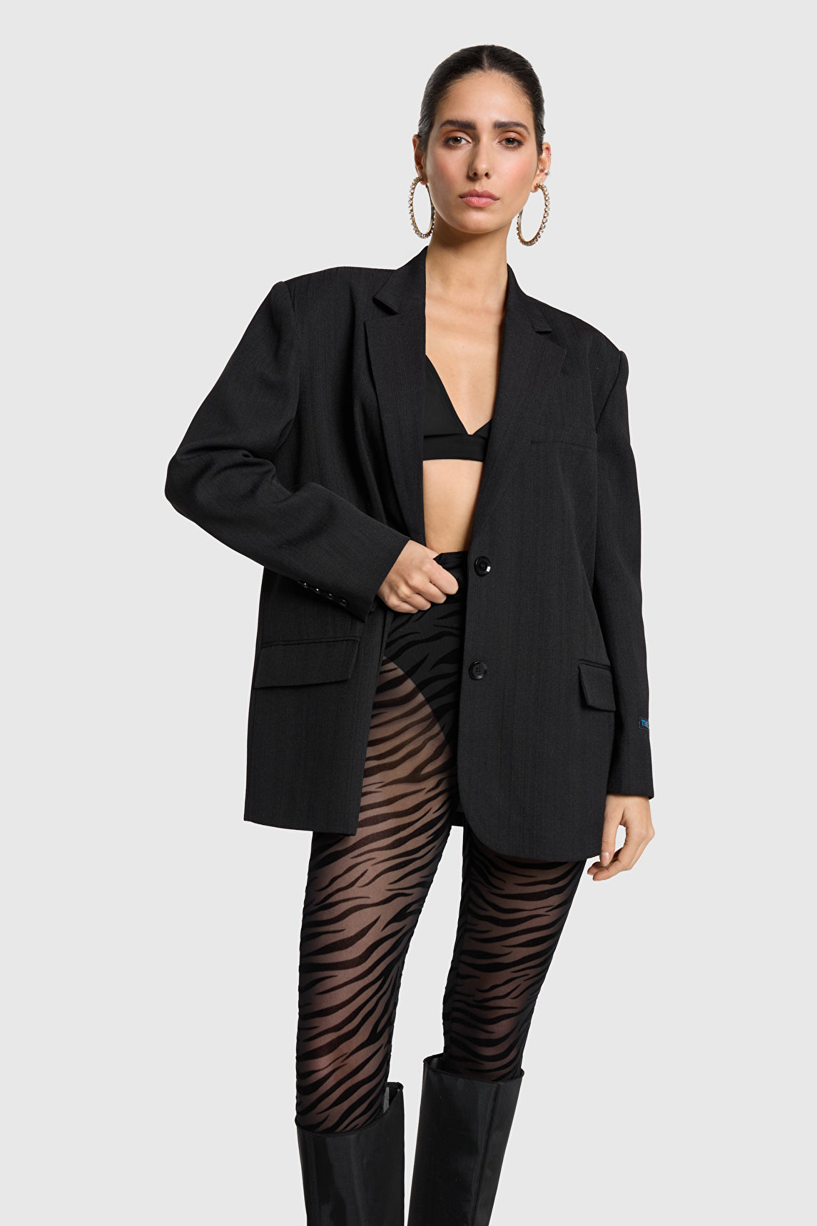 Alix Mesh Legging van ALIX The Label, kleur Black