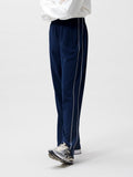 Tracksuit Trousers With Piping van Catwalk Junkie, kleur Navy Blazer
