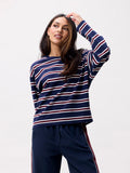 Striped Long Sleeve van Catwalk Junkie, kleur Navy Blazer