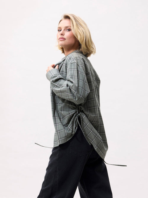 Check Blouse van Catwalk Junkie, kleur Mountain View