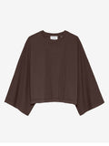 Batsleeve Long Sleeve van Catwalk Junkie, kleur Dark Cacao