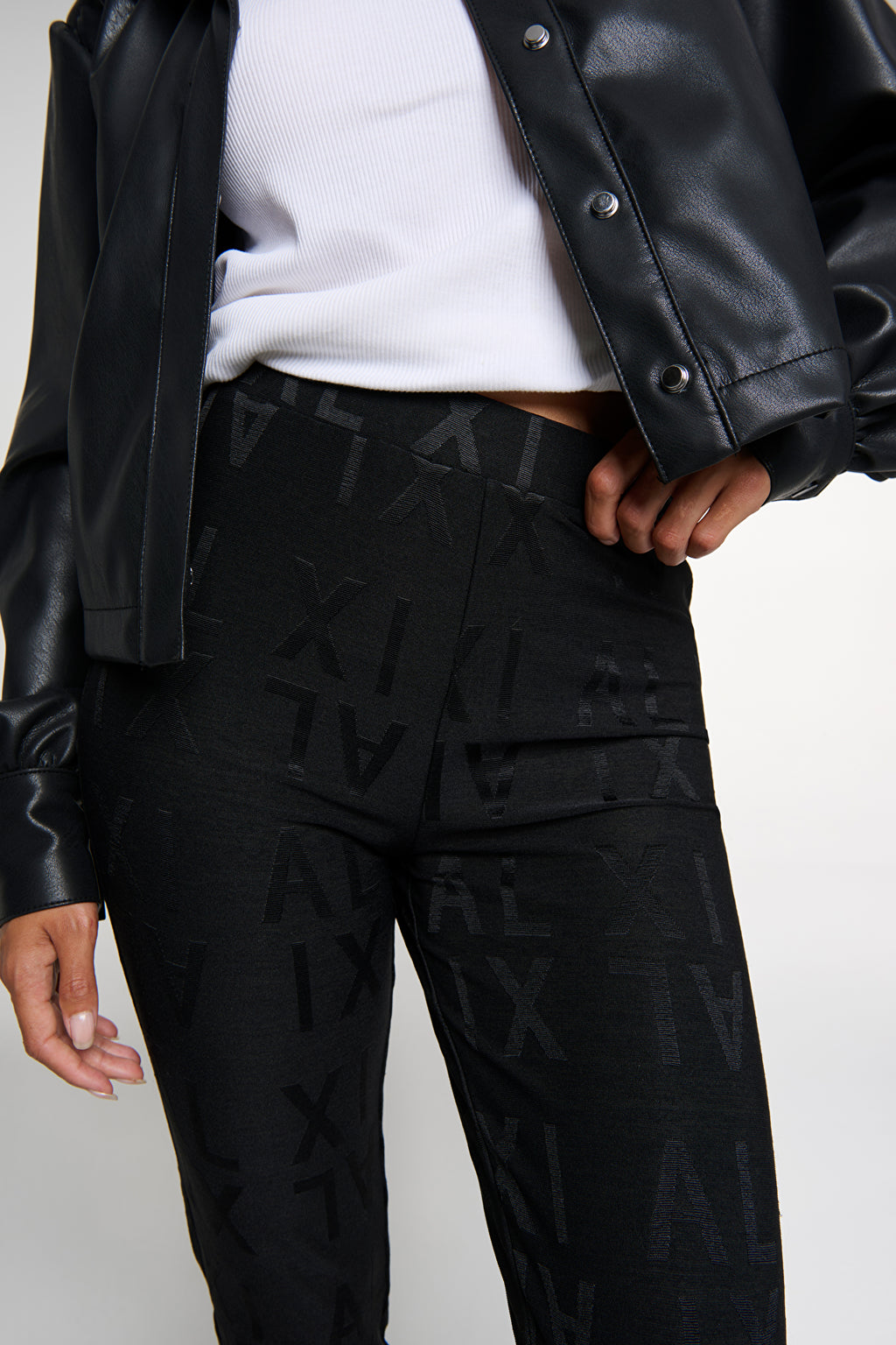 Jaquard Legging van ALIX The Label, kleur Black