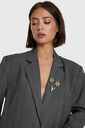 Metal Broches van ALIX The Label, kleur Gold