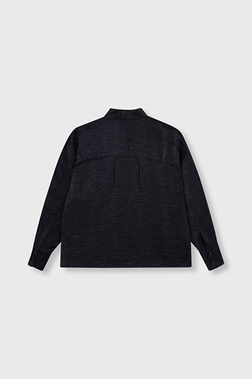 Oversized Sparkle Blouse 1467 van ALIX The Label, kleur Black
