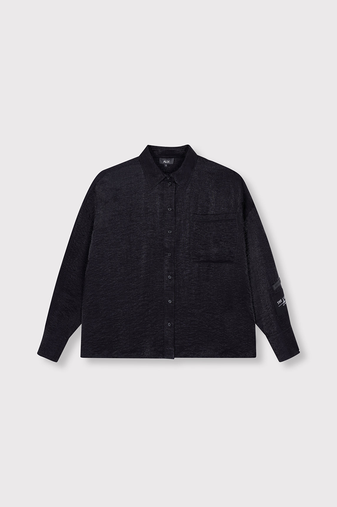 Oversized Sparkle Blouse van ALIX The Label, kleur Black