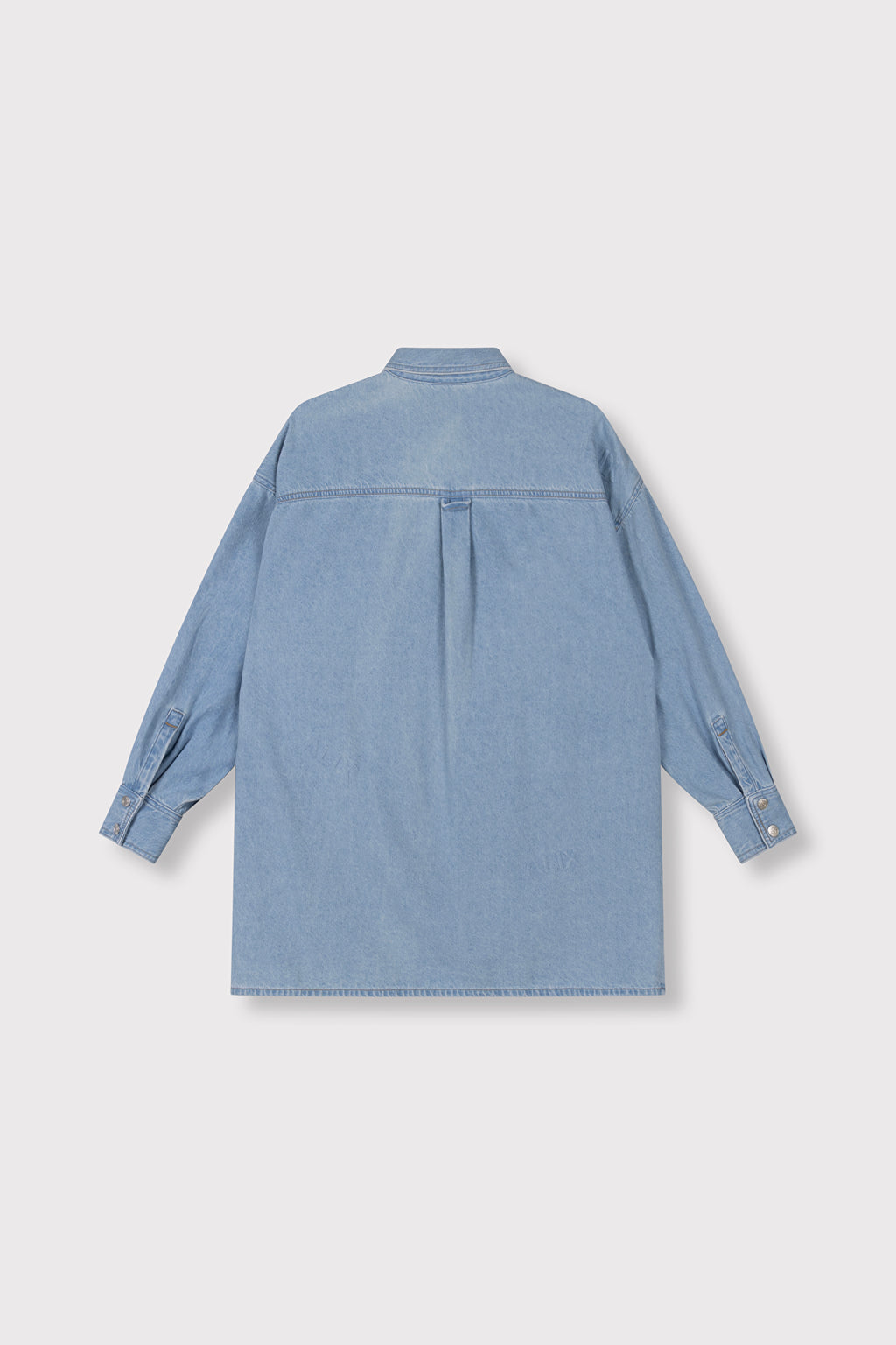 Denim Blouse van ALIX The Label, kleur Light Blue Denim