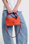 Ladies Woven Clean Small Bag van ALIX The Label, kleur Soft Orange