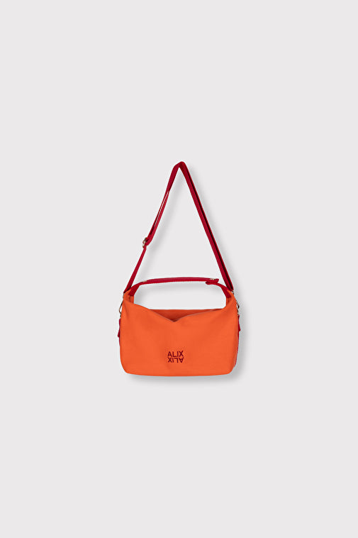 Ladies Woven Clean Small Bag 6822 van ALIX The Label, kleur Soft Orange