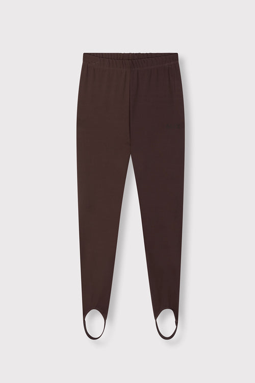 Clean Legging van ALIX The Label, kleur Deep Brown