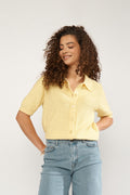 Nuzola Cardigan van Nümph, kleur Popcorn