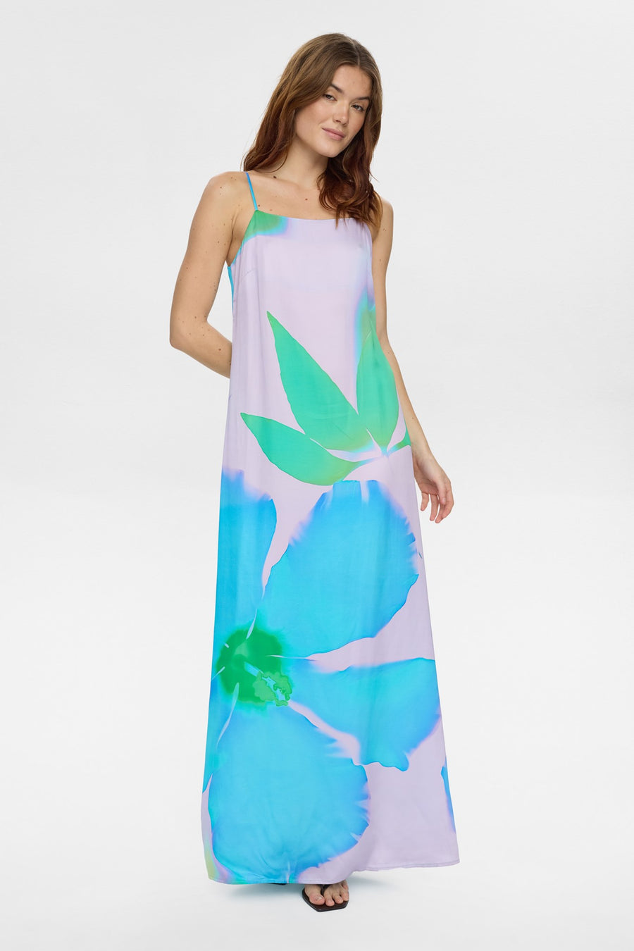 Nusunlee Dress van Nümph, kleur Orchid  Bloom