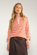 Nulucinda Stripe Pullover van Nümph, kleur Roebuck
