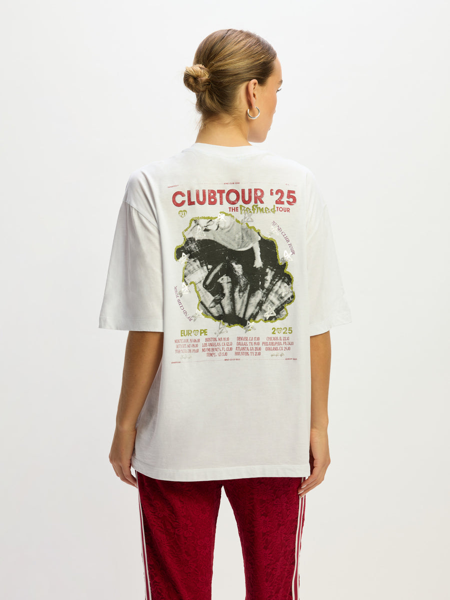 T-Shirt Maggy van Refined Department, kleur White