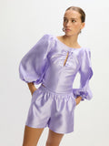 Satin Short Mone van Refined Department, kleur Lilac