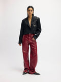Wide Leg Pants Esmee van Refined Department, kleur Bordeaux