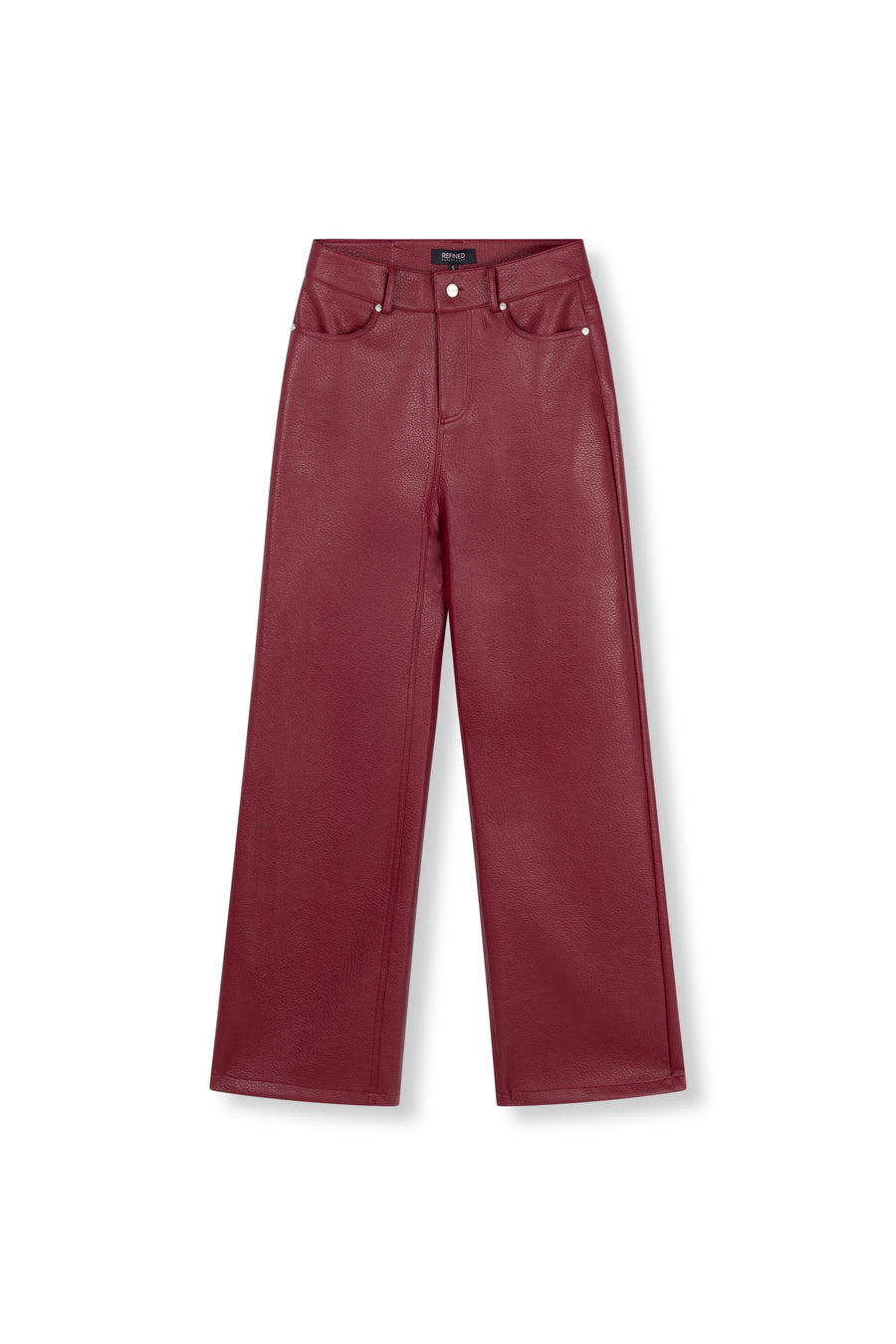 Wide Leg Pants Esmee van Refined Department, kleur Bordeaux