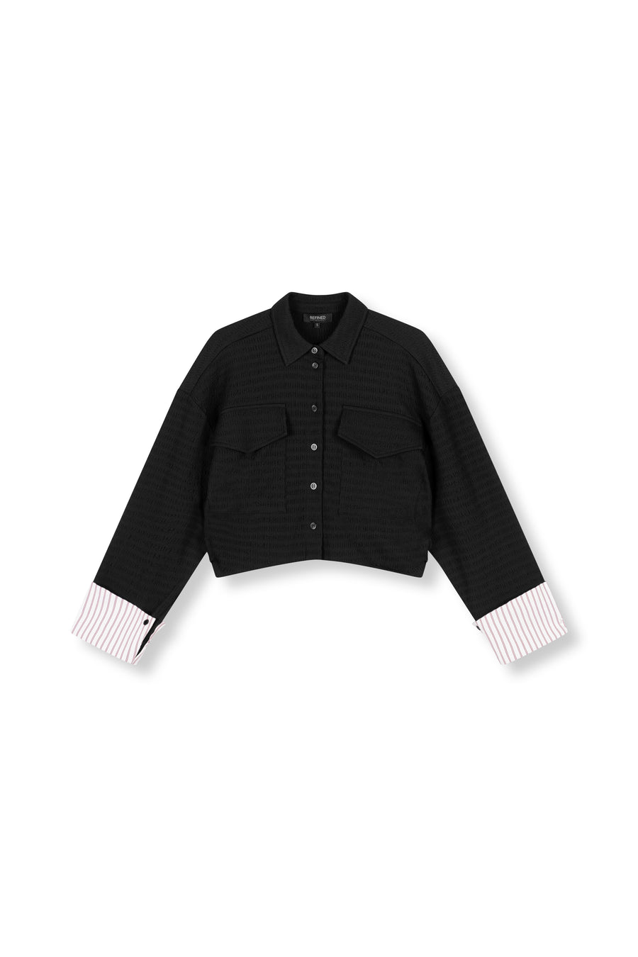 Lyloe Blouse van Refined Department, kleur Black