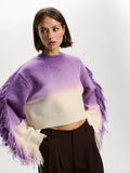 Grace Sweater van Refined Department, kleur Purple