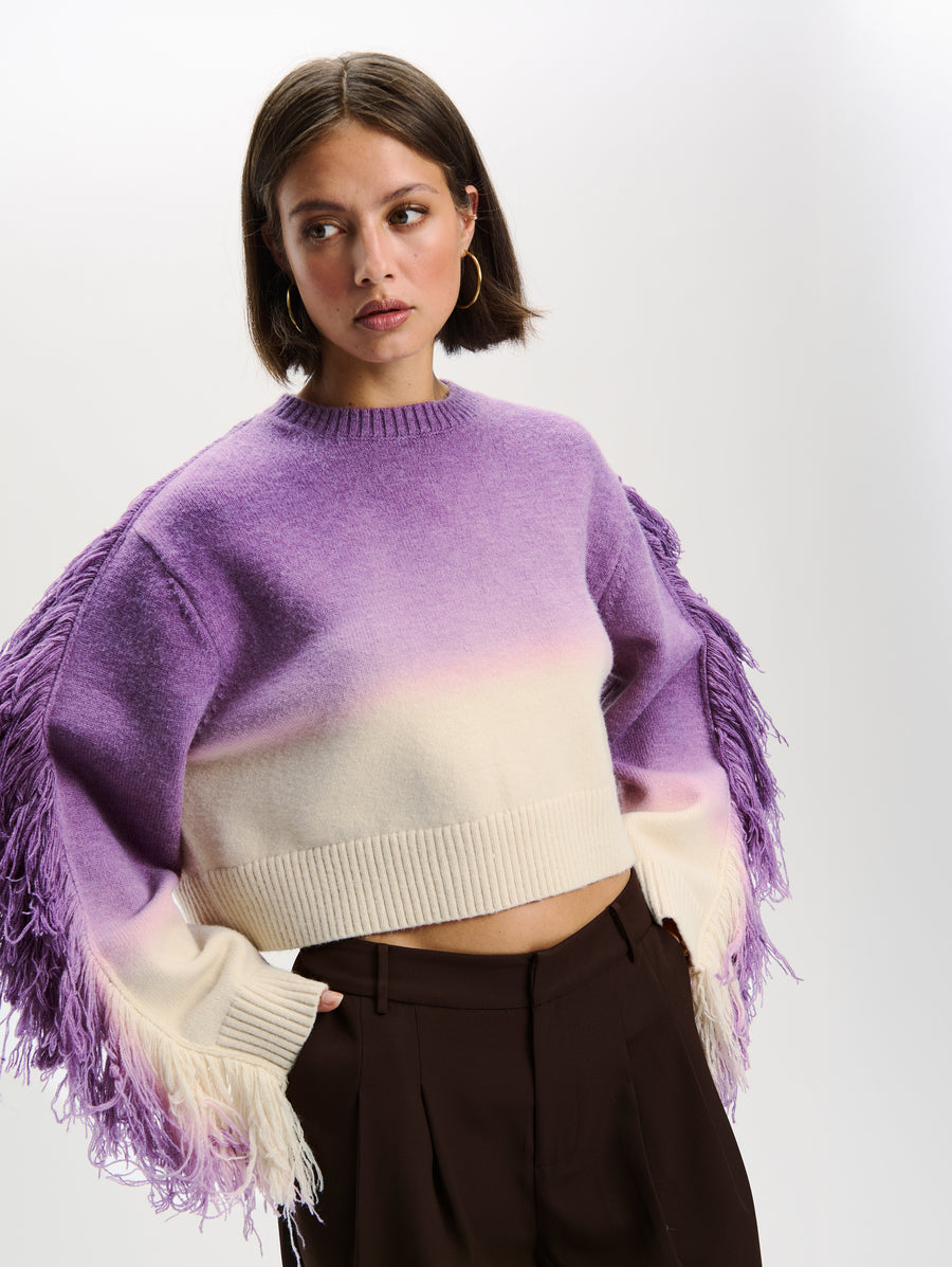 Grace Sweater van Refined Department, kleur Purple
