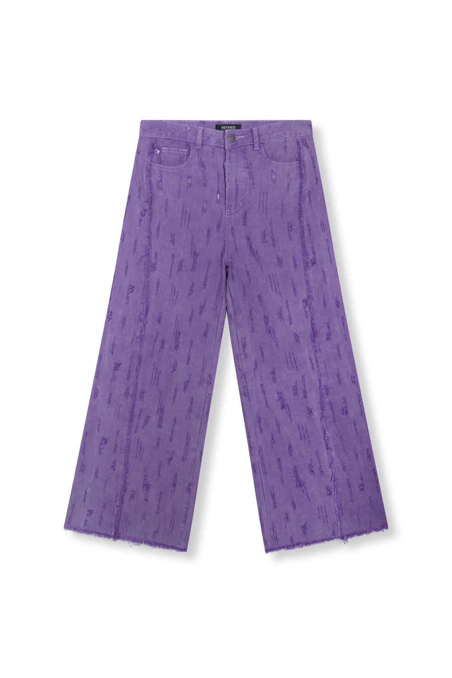 Denim Pants Dain van Refined Department, kleur Purple