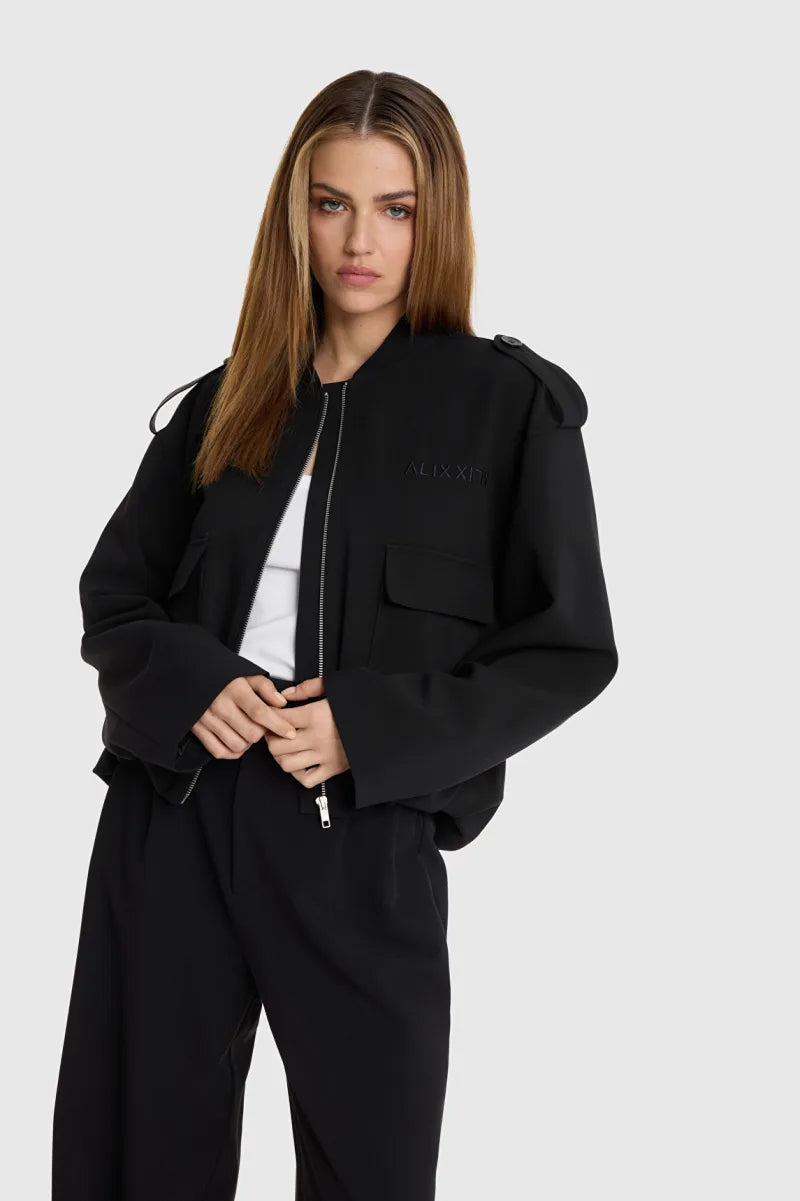 Balloon Jacket van ALIX The Label, kleur Black