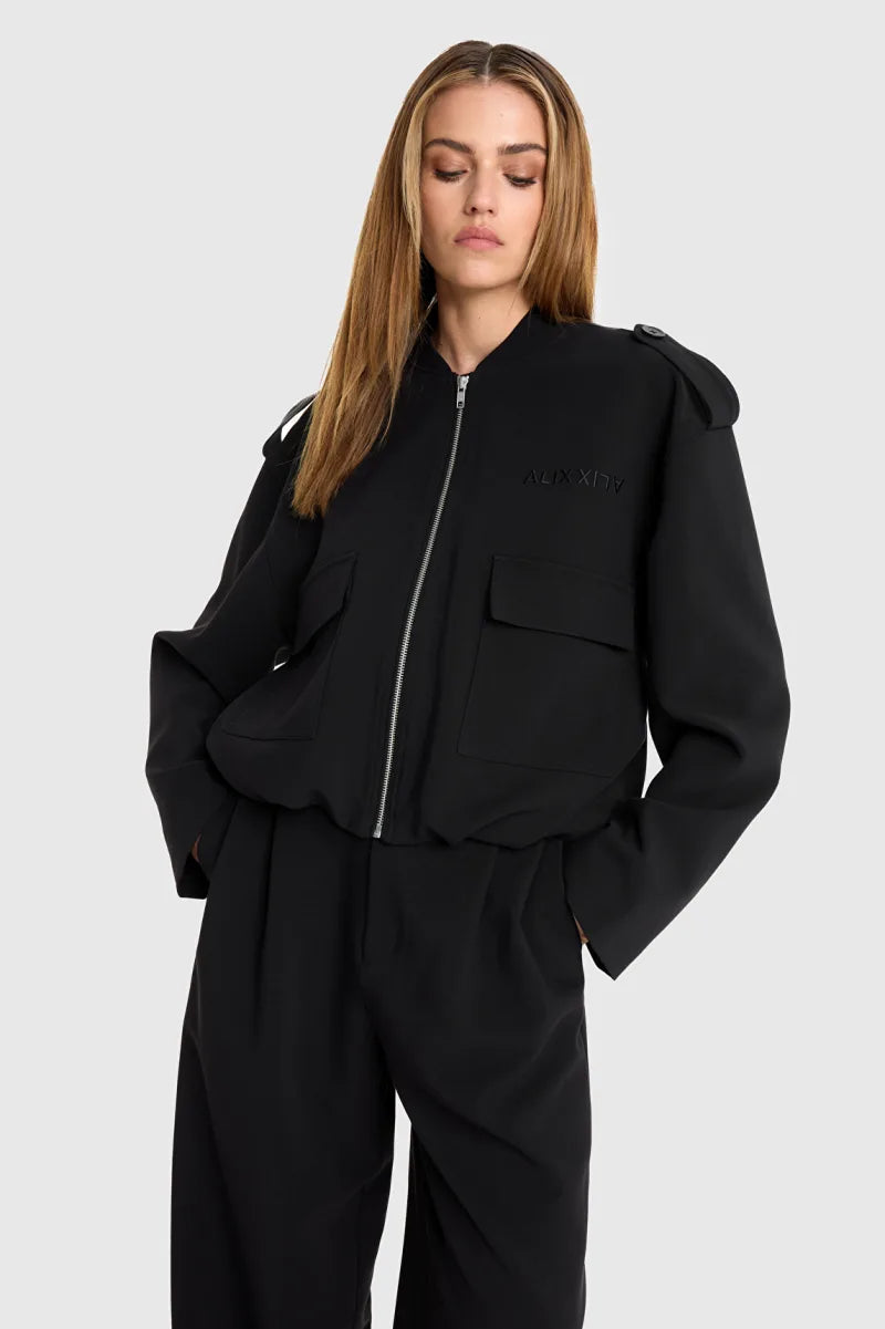Balloon Jacket van ALIX The Label, kleur Black