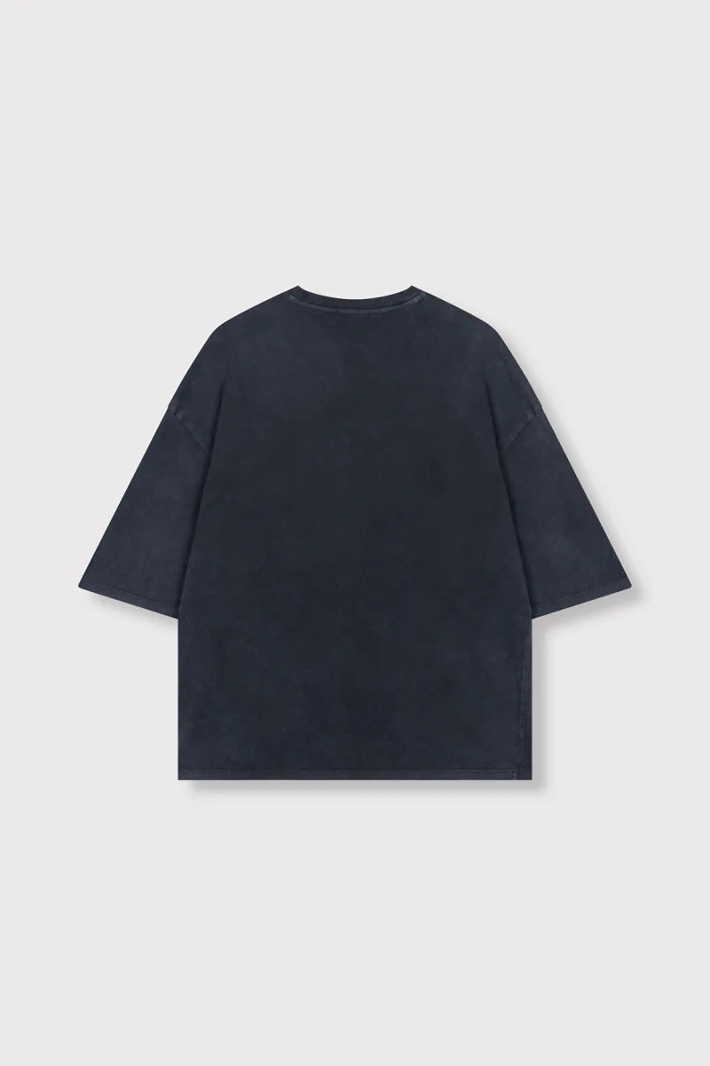 Band T-Shirt van ALIX The Label, kleur Charcoal Grey