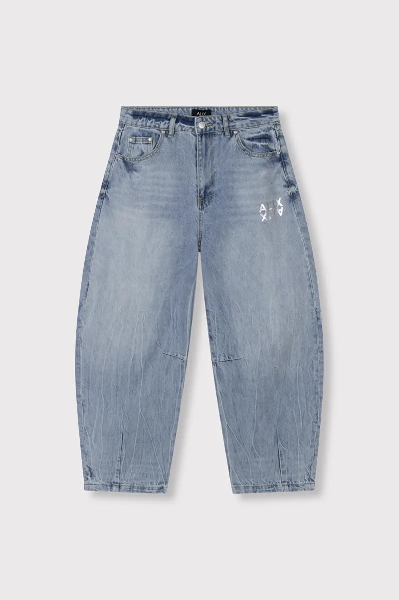 Barrel Denim Pants van ALIX The Label, kleur Light Blue Denim