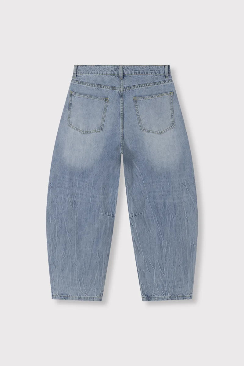 Barrel Denim Pants van ALIX The Label, kleur Light Blue Denim