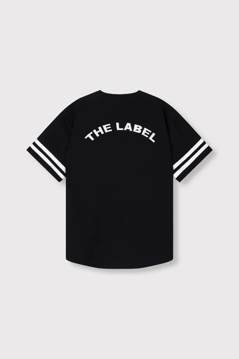 Baseball Shirt Dress van ALIX The Label, kleur Black