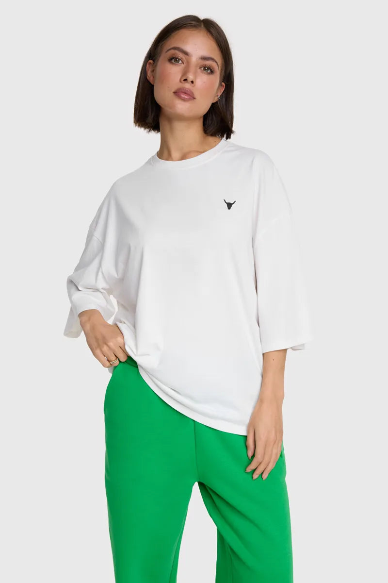 Bull T-Shirt van ALIX The Label, kleur Soft White