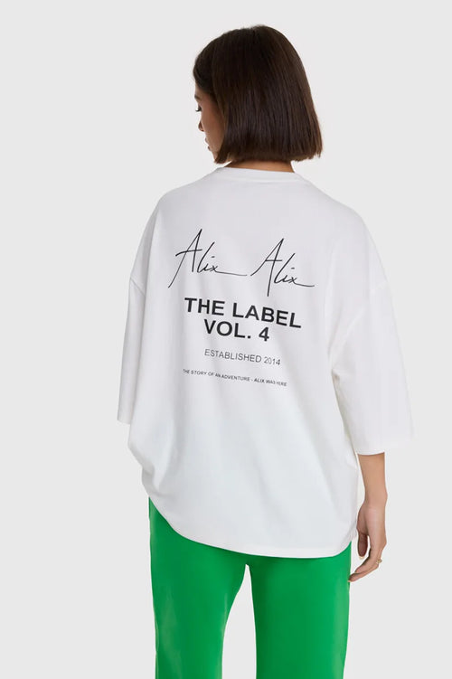 Bull T-Shirt van ALIX The Label, kleur Soft White