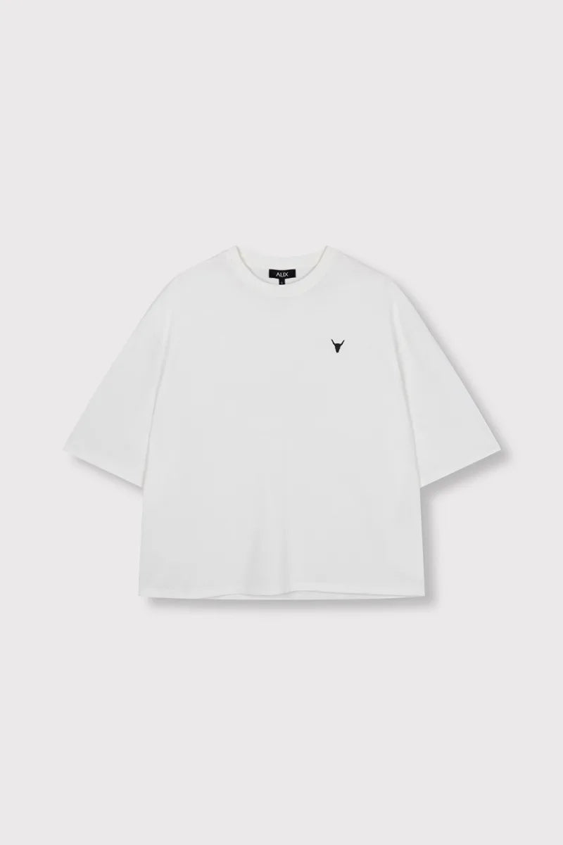 Bull T-Shirt van ALIX The Label, kleur Soft White