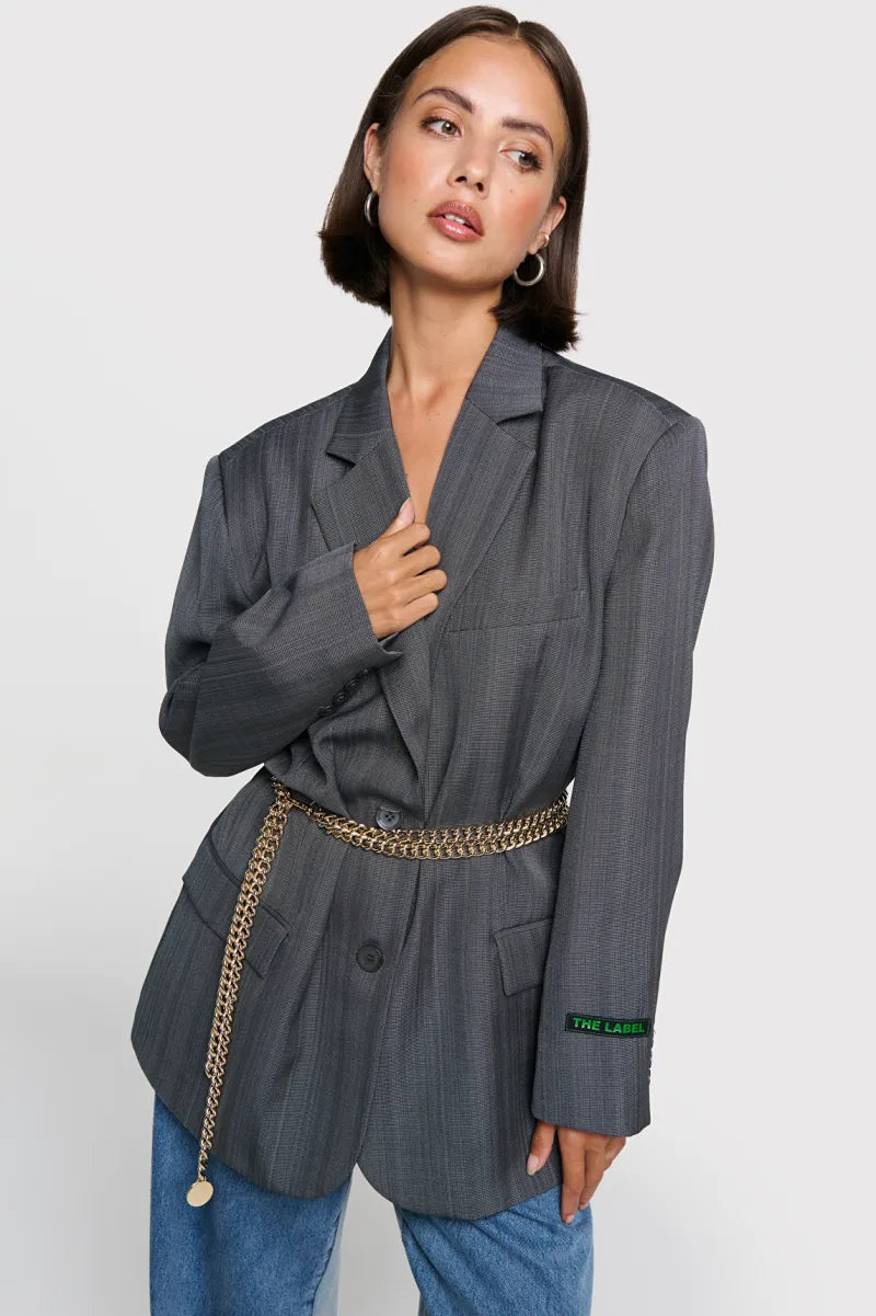 Chain Belt van ALIX The Label, kleur Gold