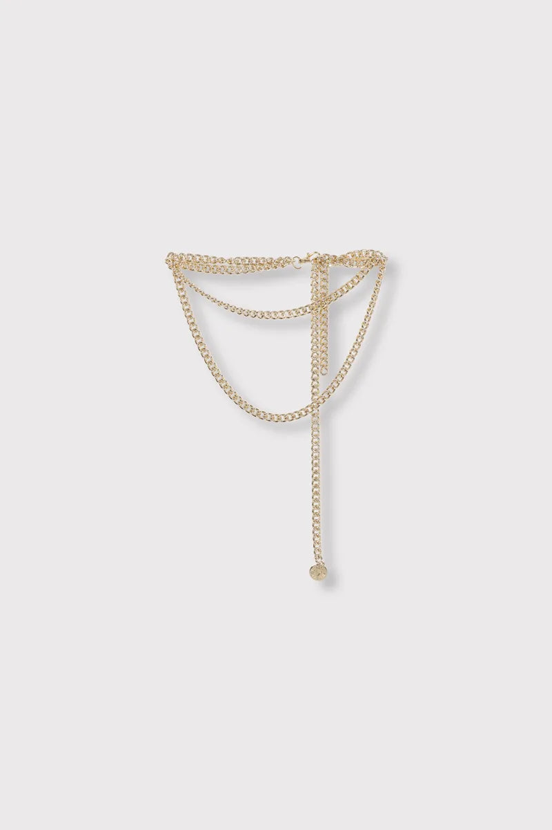 Chain Belt van ALIX The Label, kleur Gold