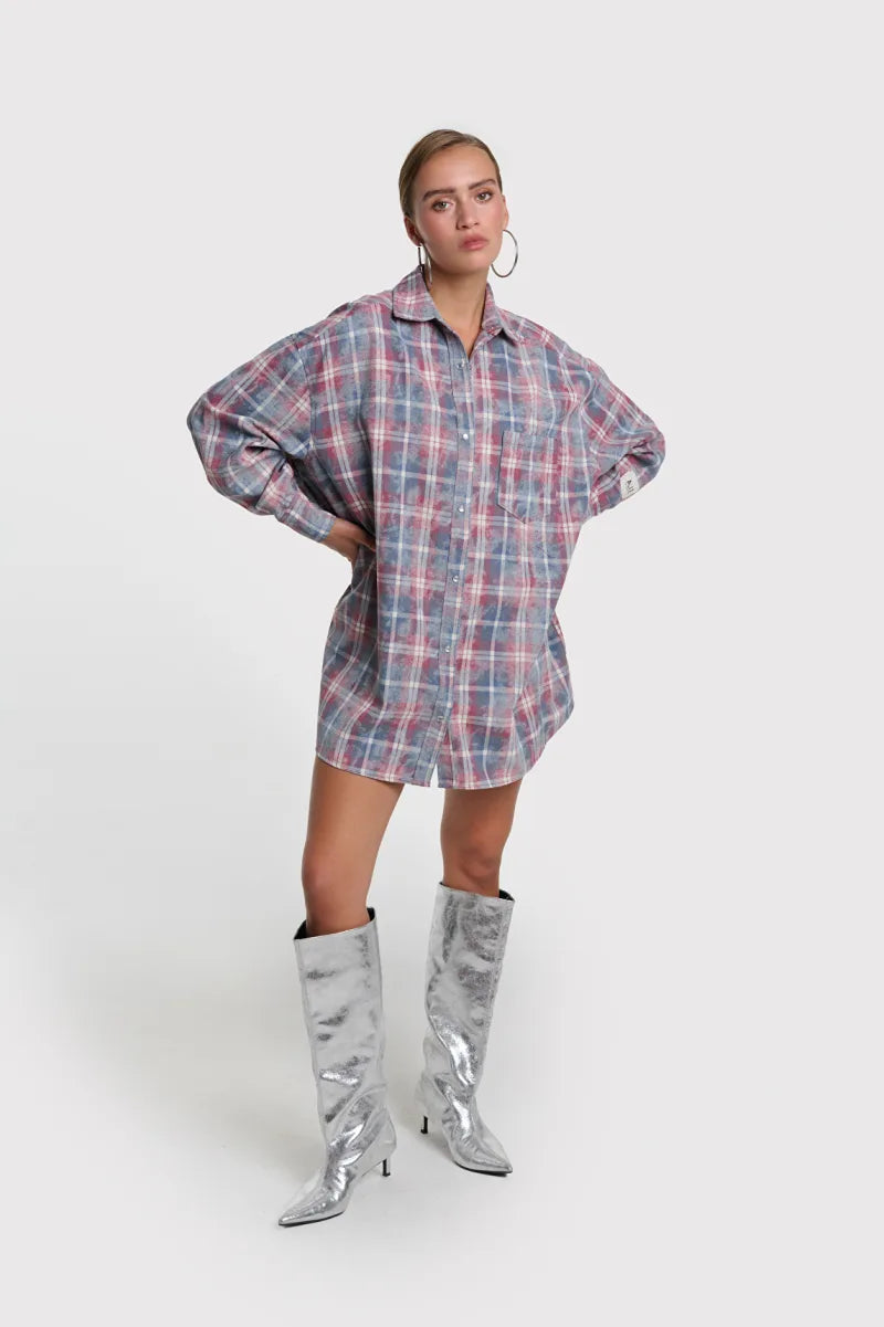 Checked Dress van ALIX The Label, kleur Multi Colour