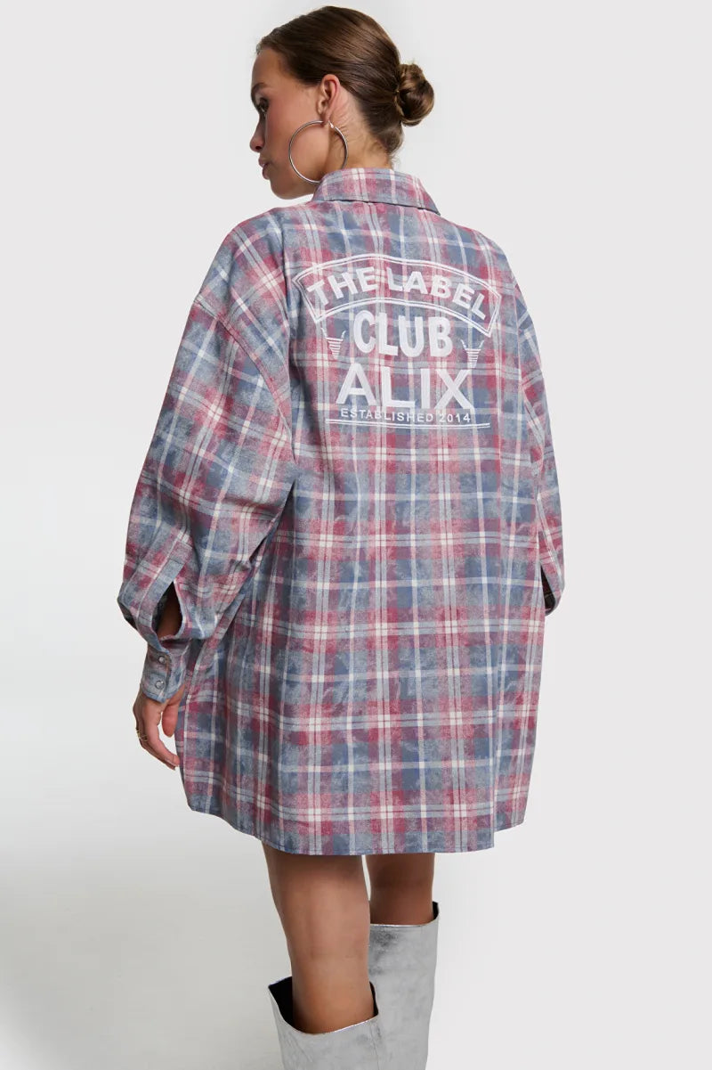 Checked Dress van ALIX The Label, kleur Multi Colour