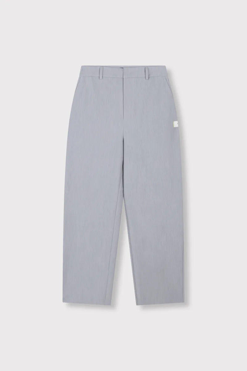 Clean Mix Pants van ALIX The Label, kleur Soft Grey Melange