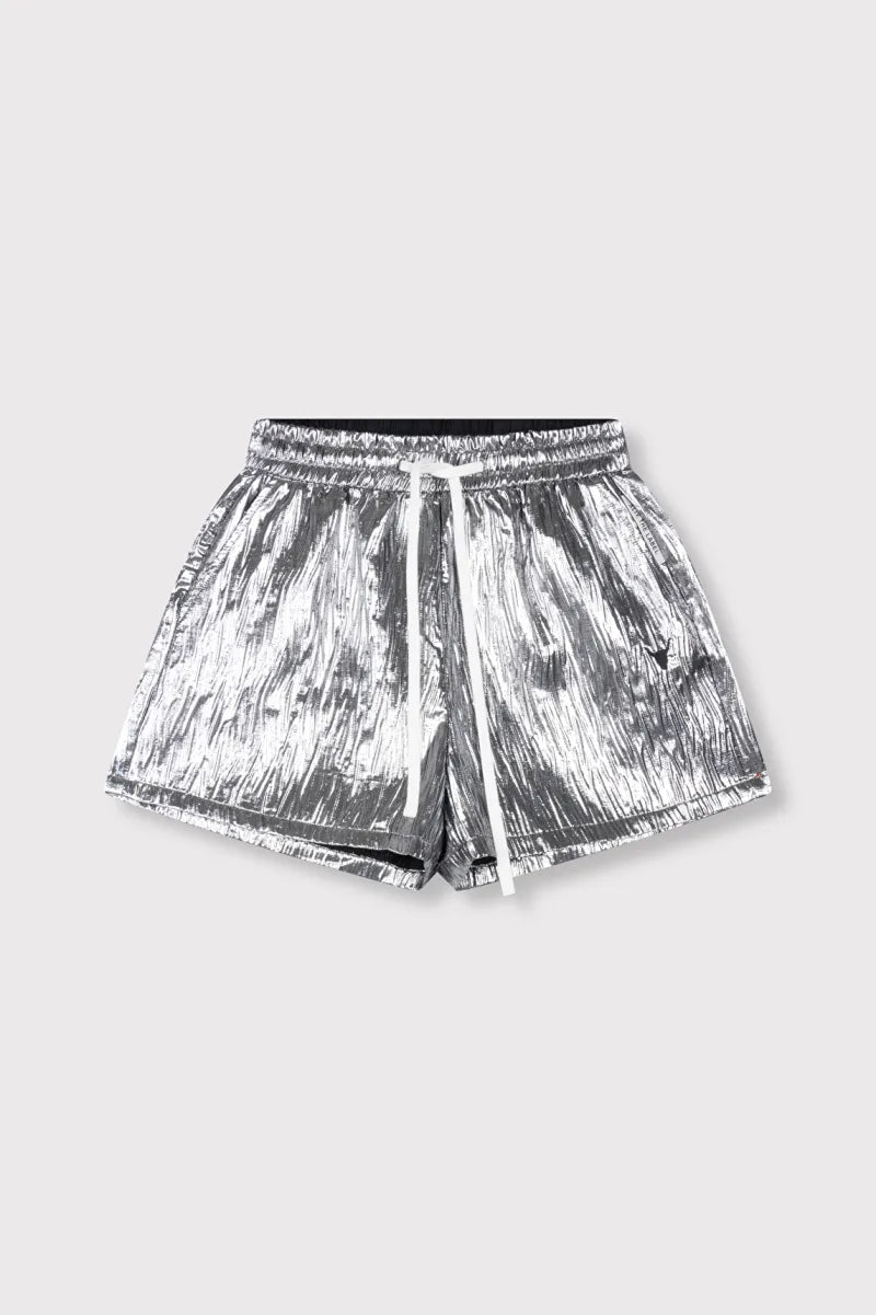 Crinkle Shorts van ALIX The Label, kleur Silver