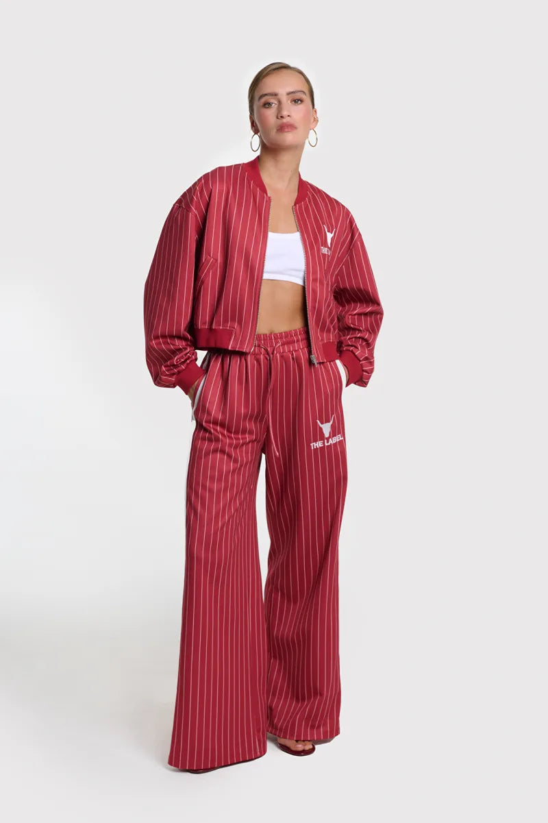 Cropped Training Jacket van ALIX The Label, kleur Cerise
