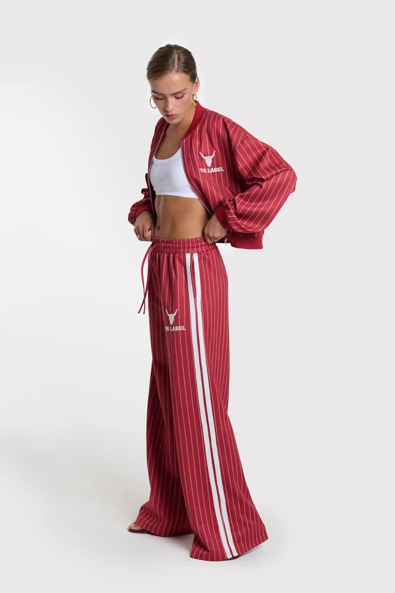 Cropped Training Jacket van ALIX The Label, kleur Cerise