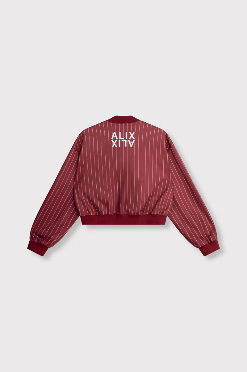 Cropped Training Jacket van ALIX The Label, kleur Cerise