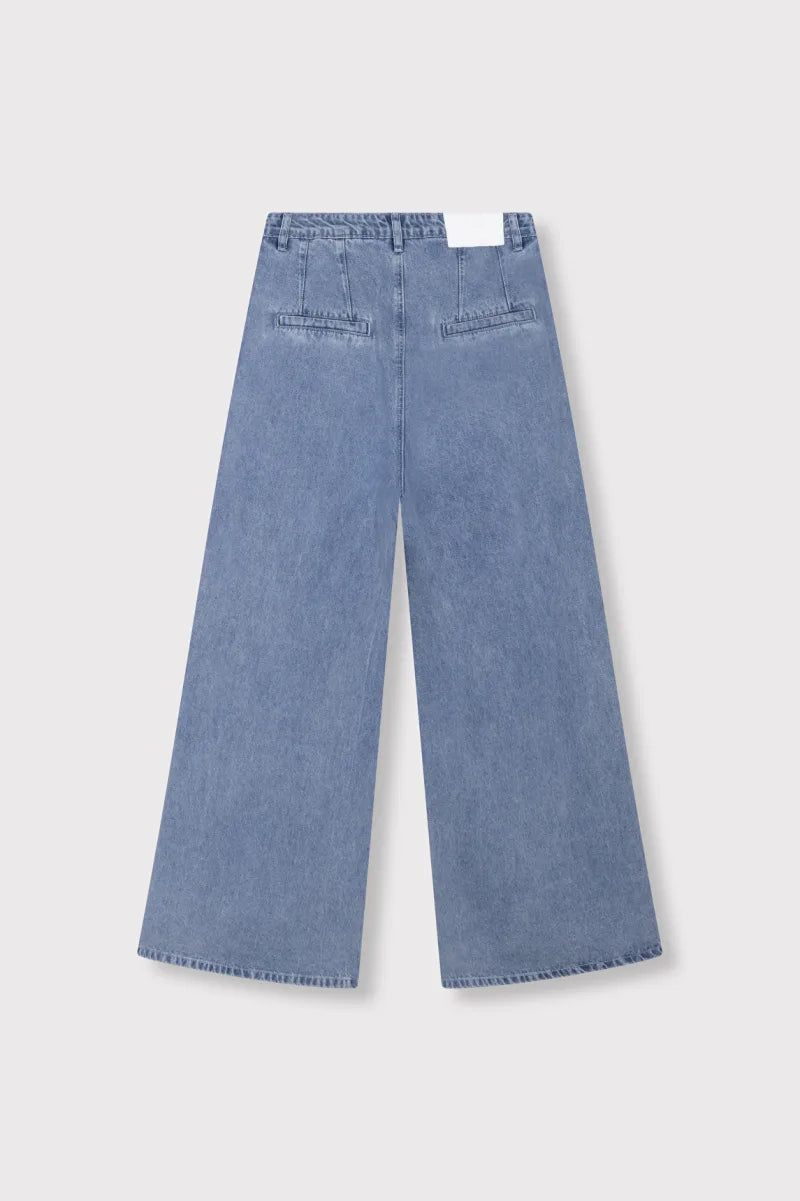 Denim Wide Pants van ALIX The Label, kleur Light Blue Denim