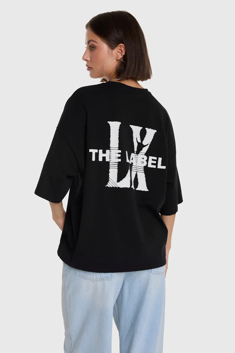 Faded Lx T-Shirt van ALIX The Label, kleur Black