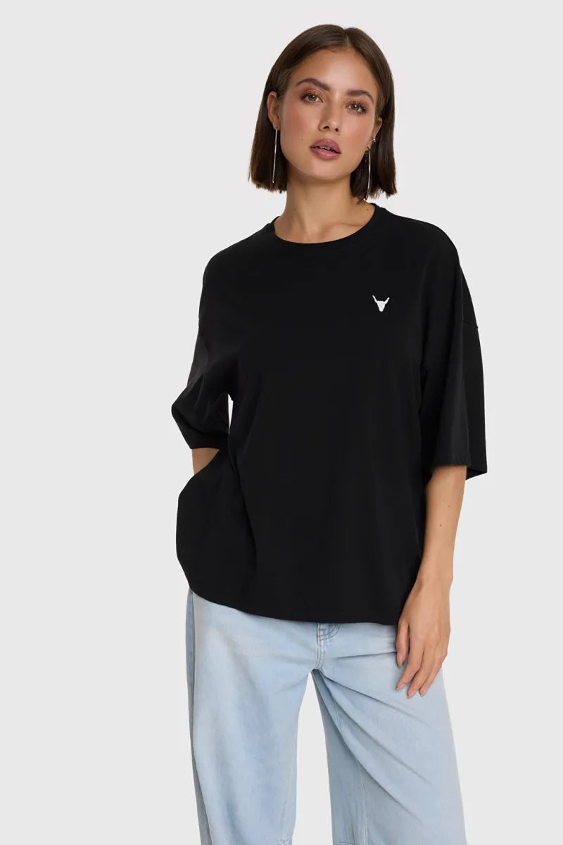 Faded Lx T-Shirt van ALIX The Label, kleur Black