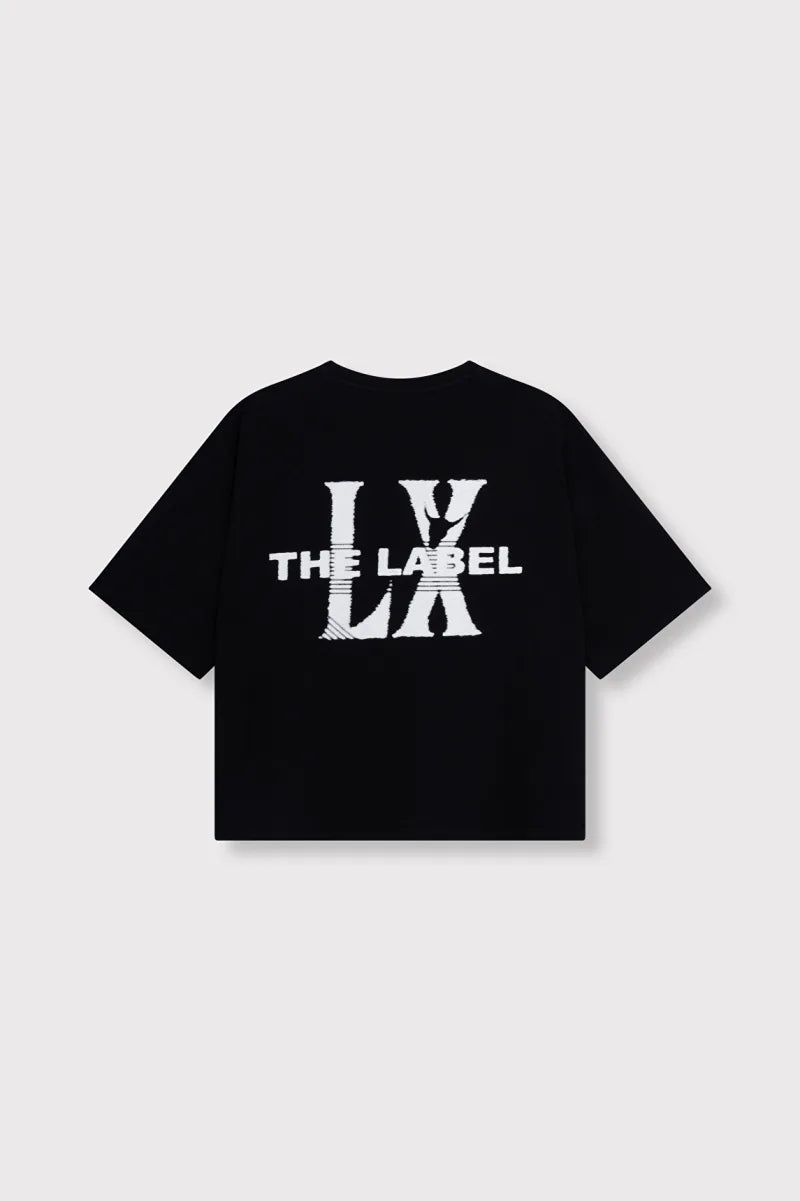 Faded Lx T-Shirt van ALIX The Label, kleur Black