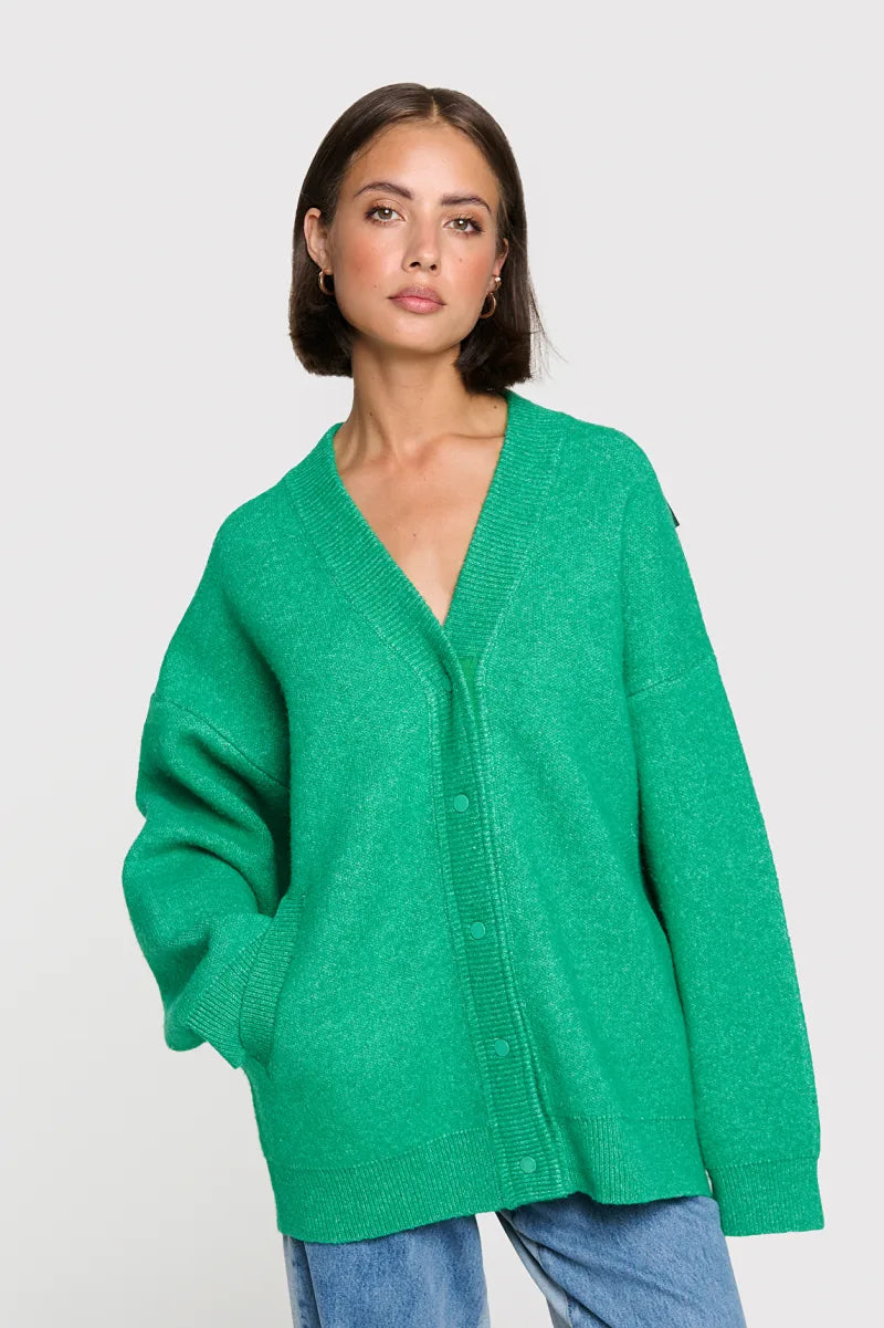 Heavy Cardigan van ALIX The Label, kleur Bright Green
