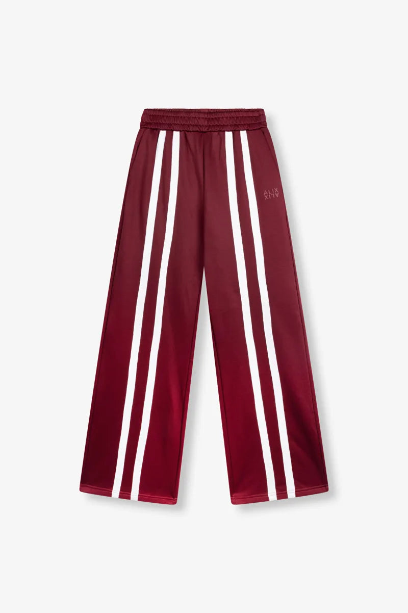 Knitted Training Sweat Pants van ALIX The Label, kleur Bordeaux