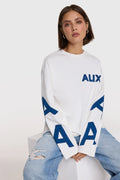 Longsleev E T-Shirt van ALIX The Label, kleur Soft White