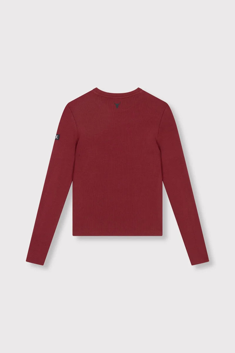 Longsleeve Top van ALIX The Label, kleur Bordeaux
